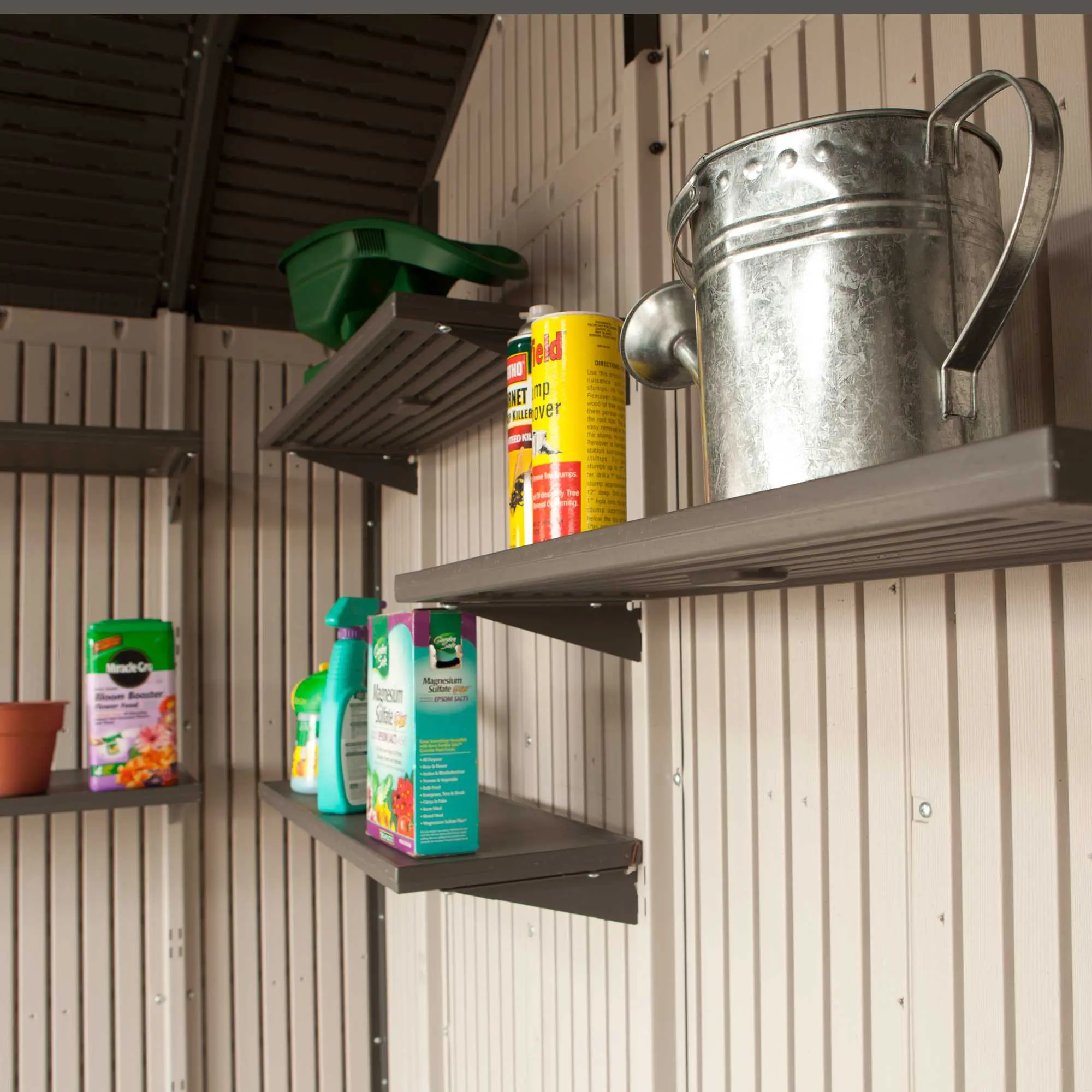 0115 Lifetime Products 5 Piece Shelf Kit for Lifetime Sheds-1