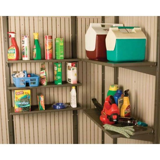 0115 Lifetime Products 5 Piece Shelf Kit for Lifetime Sheds-2