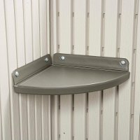 0110 Lifetime Products 2 Piece Corner Shelf Kit for 8 ft. Wide Sheds