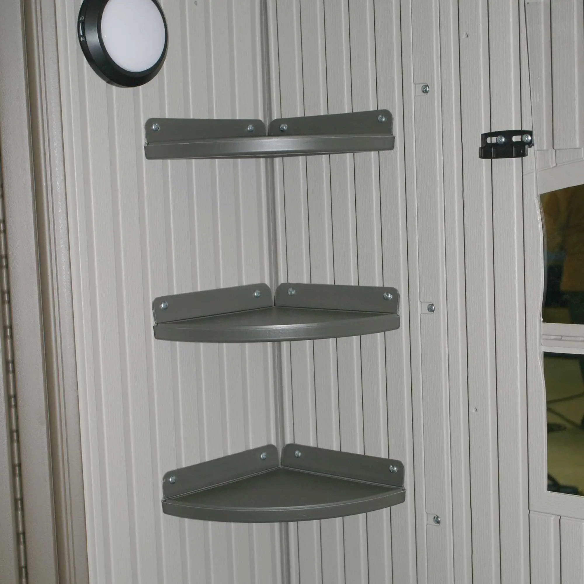 0110 Lifetime Products Corner Shelf Kit for Lifetime Sheds-2