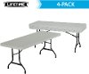 42901 Lifetime 6 Foot Folding Banquet Tables 4-Pack White
