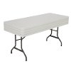 42900 Lifetime 6 Foot Folding Banquet Tables 4-Pack Almond-2
