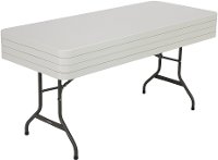 42900 Lifetime 6 Foot Folding Banquet Tables 4-Pack Almond-2