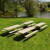 480123 Lifetime 8 Foot Picnic Tables 4-Pack Almond-2