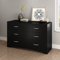3107010 Black Double Dresser - Step One