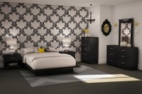 3107035 Black 5-Drawer Chest - Step One-2