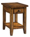 Cross Country Saddle Brown Chair Side Table