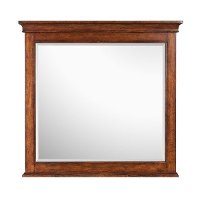 Harrison Cherry Casual Traditional Mirror
