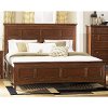 Harrison Cherry Casual Traditional Cal-King Storage Bed