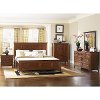 Cherry Casual Traditional 4 Piece Queen Bedroom Set - Harrison