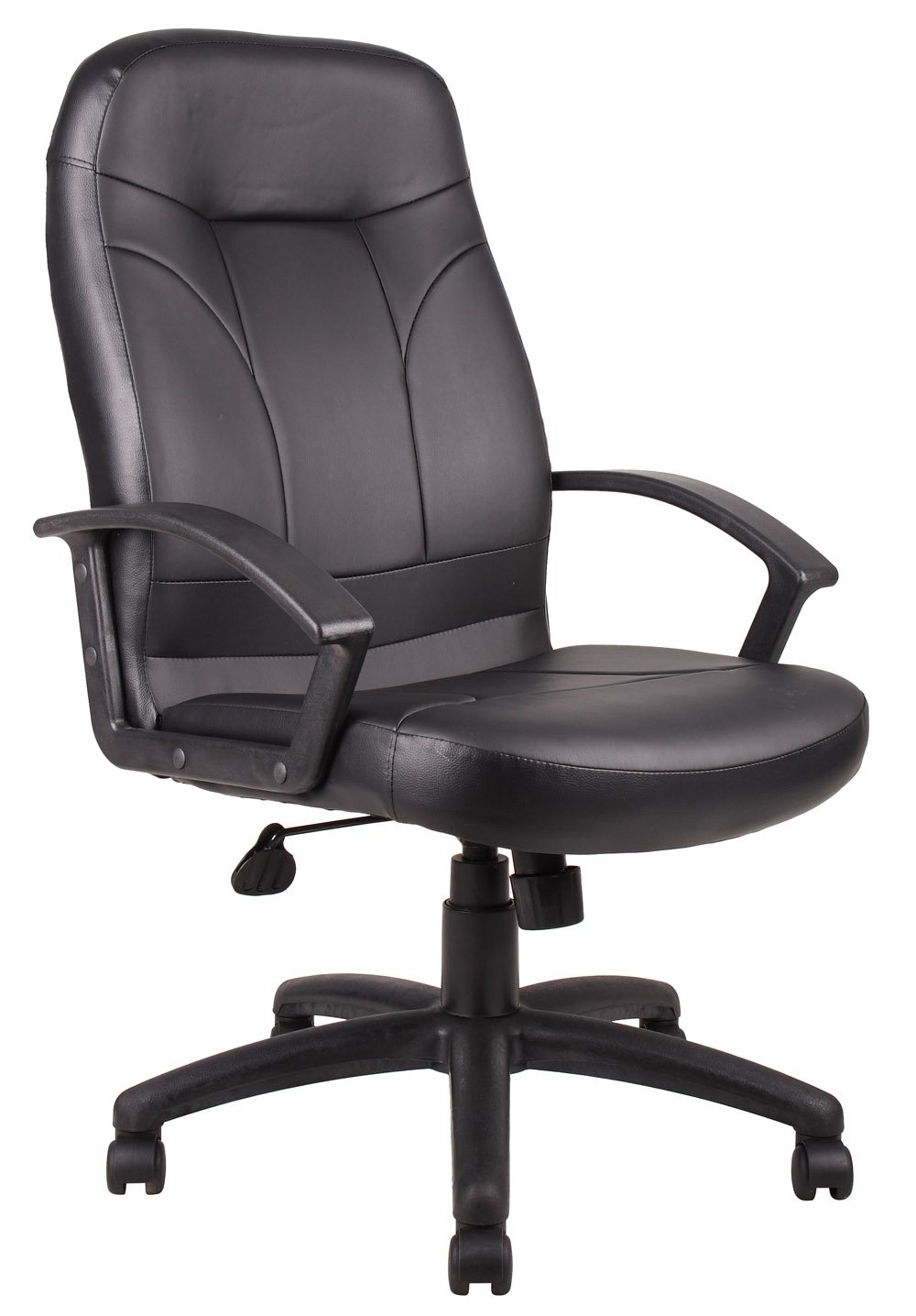 Black LeatherPlus Office Chair-1