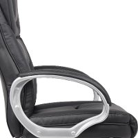 Black Executive LeatherPlus Office Chair-7