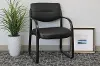 Upholstered Black Office Chair