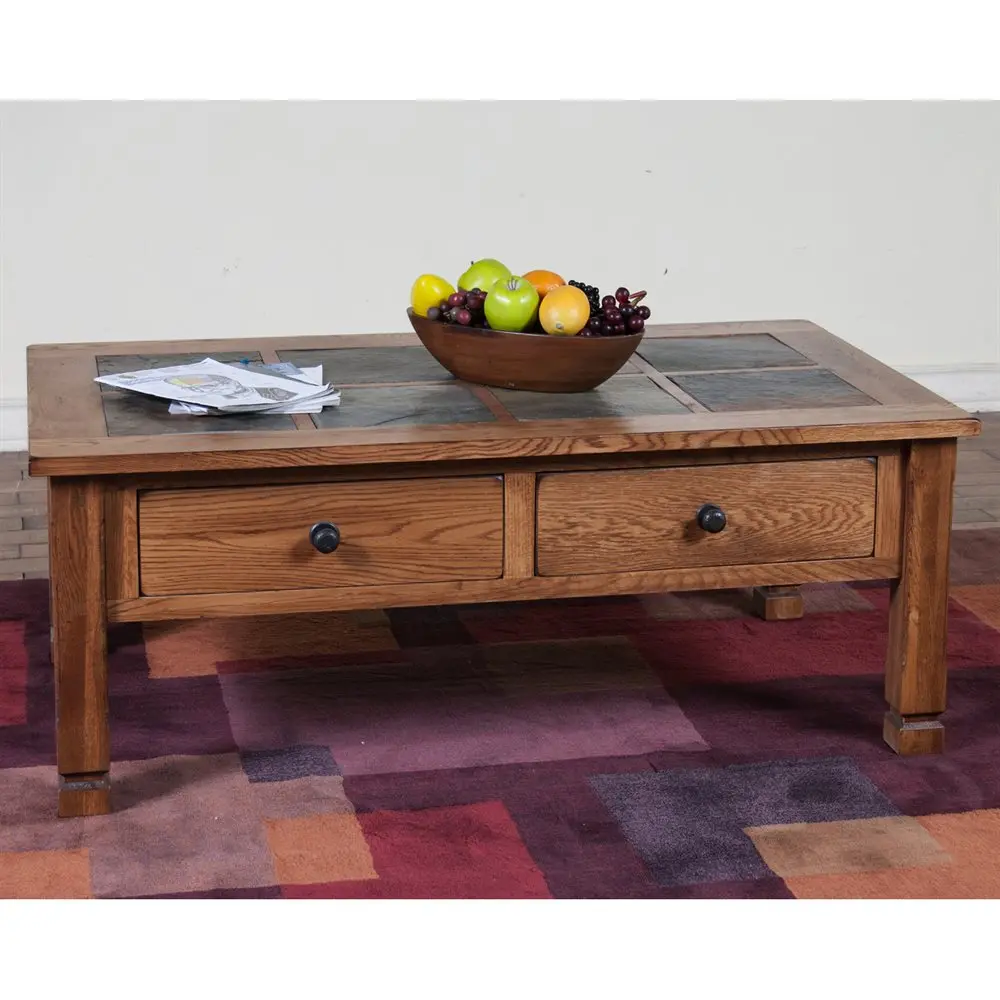 Oak Wood Coffee Table - Sedona-1
