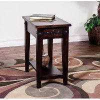 Santa Fe Brown Side Table