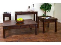Santa Fe Brown Side Table-2