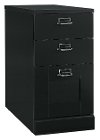 Black 3-Drawer File Cabinet - Stockport -1
