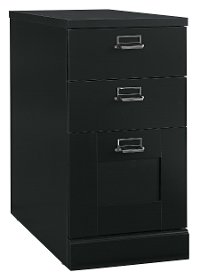 Black 3-Drawer File Cabinet - Stockport