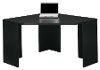Black Wood Corner Desk - Stockport -1