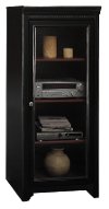 Black/Cherry Audio Cabinet - Stanford