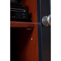 Black/Cherry Audio Cabinet - Stanford -2