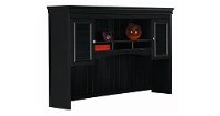Antique Black Hutch for L Shaped Desk - Fairview-4