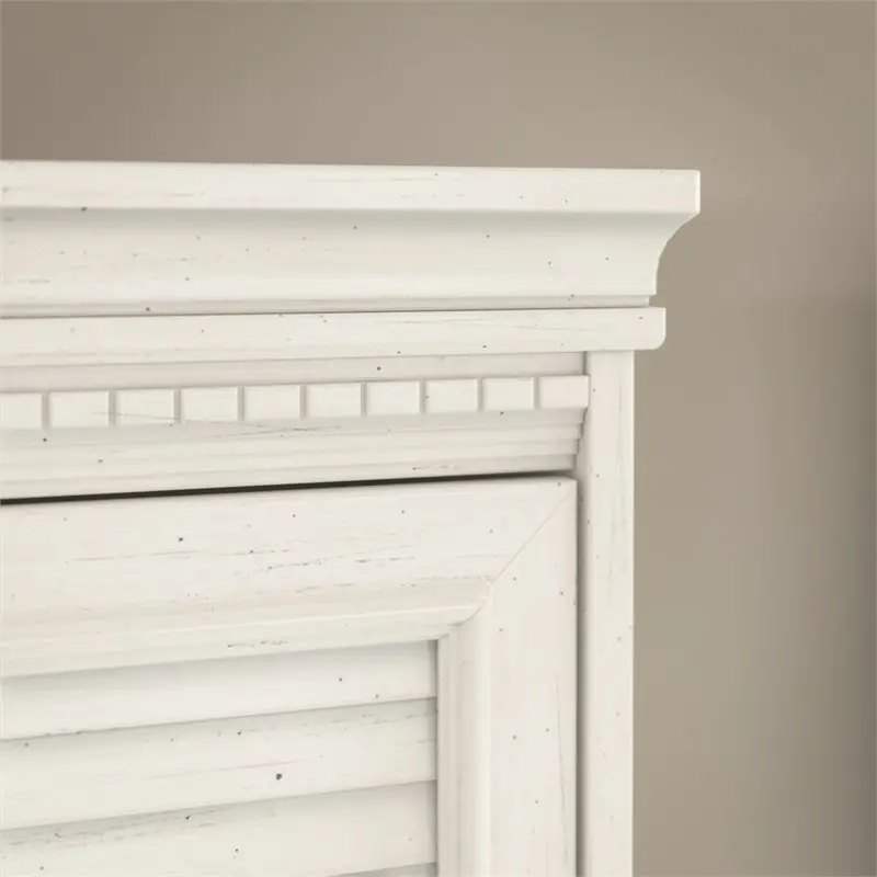 WC53231-03 Fairview Antique White L Shaped Desk Hutch-3