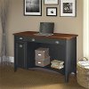 Black/ Cherry Computer Desk - Stanford -2