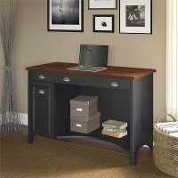 Black/ Cherry Computer Desk - Stanford-2
