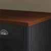 Black/ Cherry Computer Desk - Stanford -4