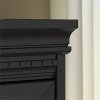 Black Hutch for Computer Desk - Stanford -2