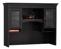 Black Hutch for Computer Desk - Stanford-4
