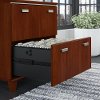 Cherry 2 Drawer Lateral File Cabinet - Tuxedo -4