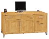 Maple Cross Computer Credenza - Somerset