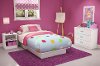 3050235 White Twin Platform Bed - Libra-3