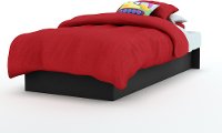 3070235 Modern Black Twin Platform Bed - Step One