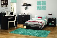 3070235 Modern Black Twin Platform Bed - Step One-3