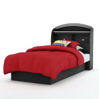 3070235 Modern Black Twin Platform Bed - Step One-4