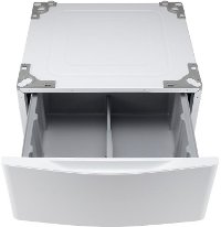 WDP4W LG 27 Inch Laundry Pedestal - White-3