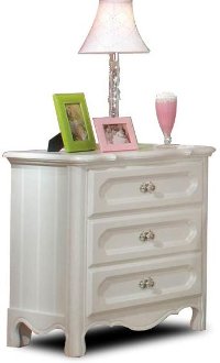 Adrian White Nightstand