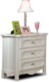 Clearance Adrian White Nightstand