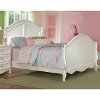 Adrian White Classic Full Sleigh Bed