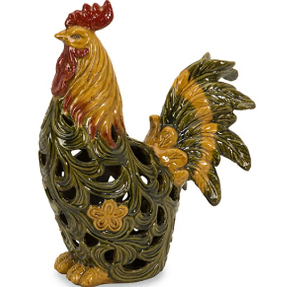 13 Inch Ceramic Rooster-1