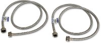 5 Foot Stainless Steel Washer Hose Kit