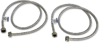 5 Foot Stainless Steel Washer Hose Kit