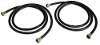 8 Foot Black Rubber Washer Hose Kit
