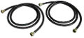 8 Foot Black Rubber Washer Hose Kit
