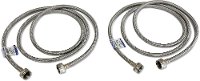 6 Foot Stainless Steel Washer Hose Kit