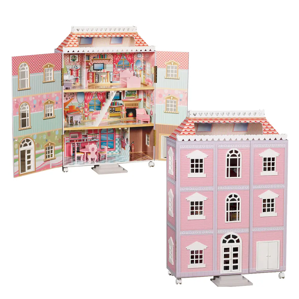 KYW-9910A Federal-Style 50 Inch Kids Doll House-1