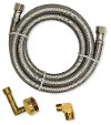 Dishwasher Install Kit with 6 foot braided line, 3/8 compression Elbow
